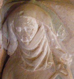 Haccombe - St Blaise Isabella St Aubin 1341 wife of Jordon de Haccombe